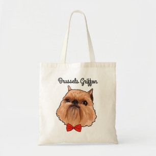La bolsa de asas ilustrada Griffon de Bruselas