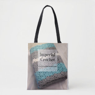 La bolsa de asas imperial del ganchillo