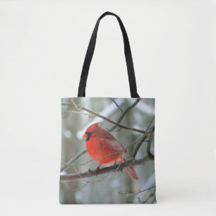 La bolsa de asas impresa cardenal