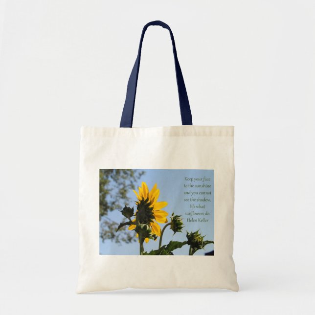 La bolsa de asas inspiradora del girasol (Frente)