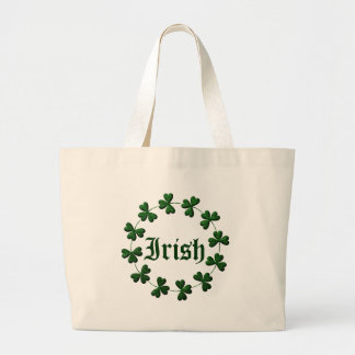 La bolsa de asas irlandesa del anillo del trébol