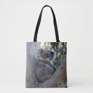 La bolsa de asas - koala en un árbol de goma