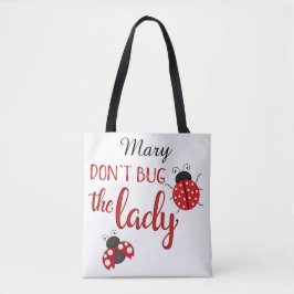 La bolsa de asas linda conocida de encargo de la