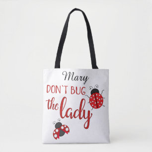 La bolsa de asas linda conocida de encargo de la