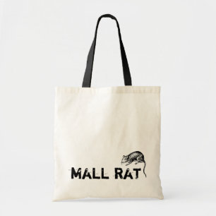 la bolsa de asas linda de las compras de la rata