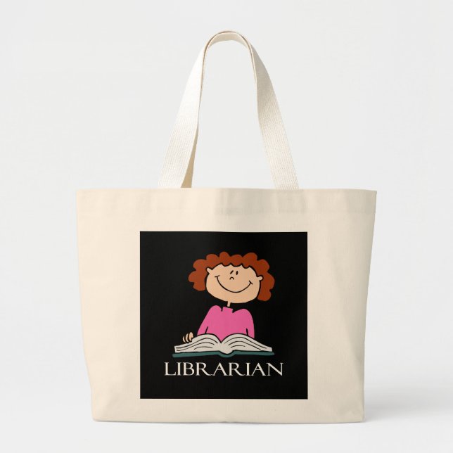 La bolsa de asas linda del bibliotecario (Frente)