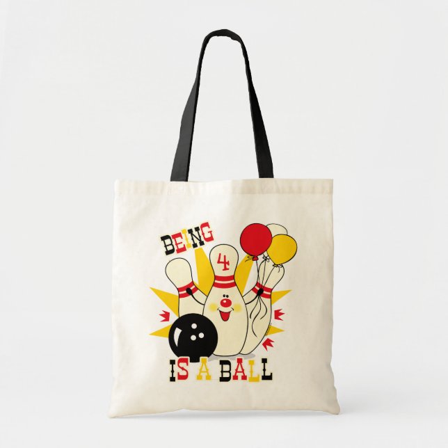 La bolsa de asas linda del cumpleaños del Pin de (Frente)
