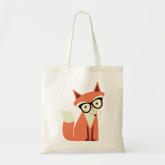 La bolsa de asas linda del presupuesto del Fox del (Frente)