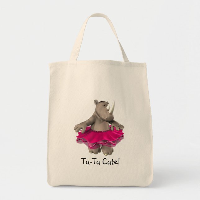 La bolsa de asas linda Tu-Tu (Frente)