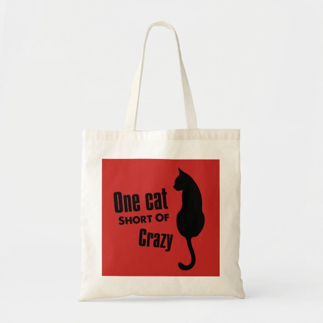 La bolsa de asas loca de señora Funny Meow del (Frente)