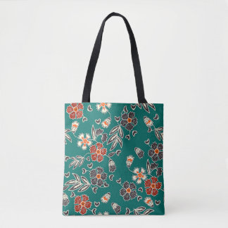 La bolsa de asas modelada batik