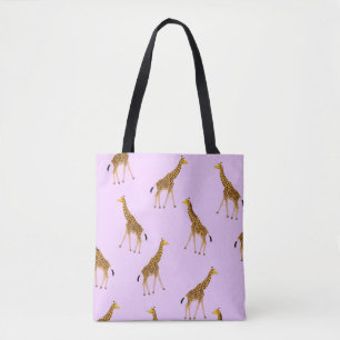La bolsa de asas modelada de la jirafa