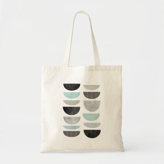 La bolsa de asas moderna abstracta geométrica (Frente)