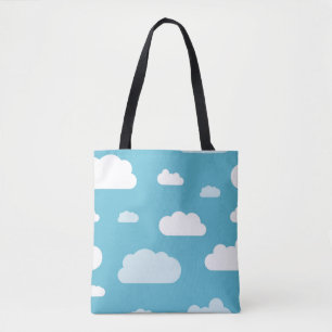 La bolsa de asas mullida del cielo de las nubes