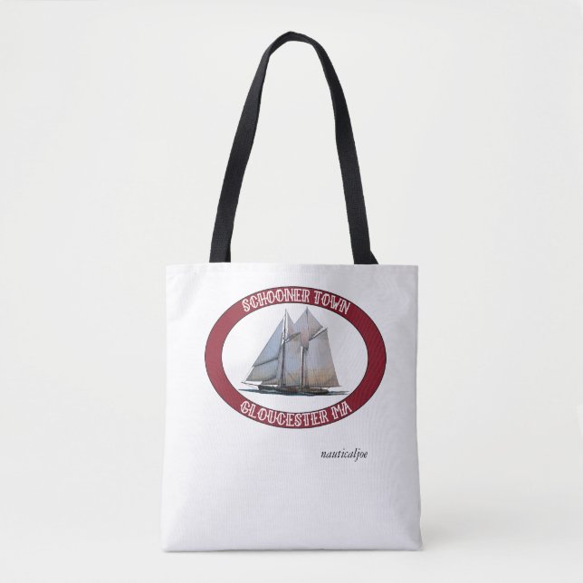 la bolsa de asas náutica del schooner (Anverso)