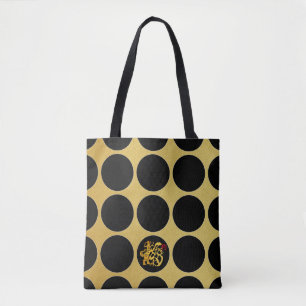 La bolsa de asas negra de G de los puntos de
