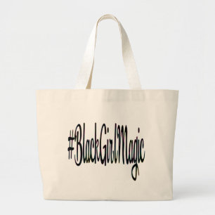 La bolsa de asas negra de la magia del chica