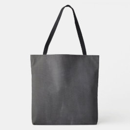 La bolsa de asas negra de la textura de la pizarra