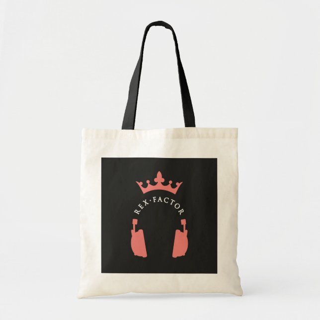 La bolsa de asas, negro del logotipo (Frente)