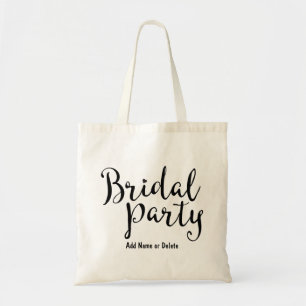 La bolsa de asas nupcial de la lona del