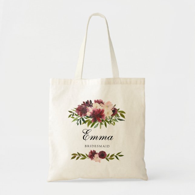 La bolsa de asas nupcial del fiesta de la dama de (Frente)
