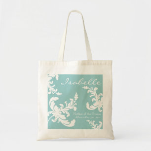 La bolsa de asas nupcial floral del fiesta del