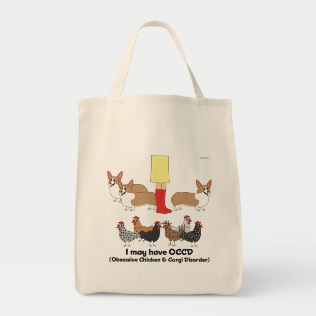 La bolsa de asas obsesiva del desorden del pollo y (Frente)
