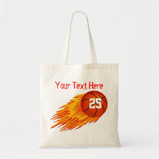 La bolsa de asas personalizada baloncesto de la (Frente)
