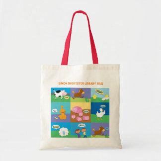 La bolsa de asas personalizada de la biblioteca de