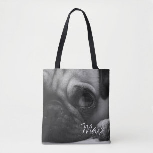 La bolsa de asas personalizada de la foto del