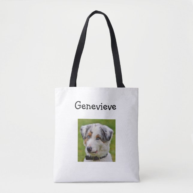 La bolsa de asas personalizada de la impresión de (Anverso)