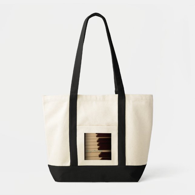 La bolsa de asas personalizada de la lección de (Frente)