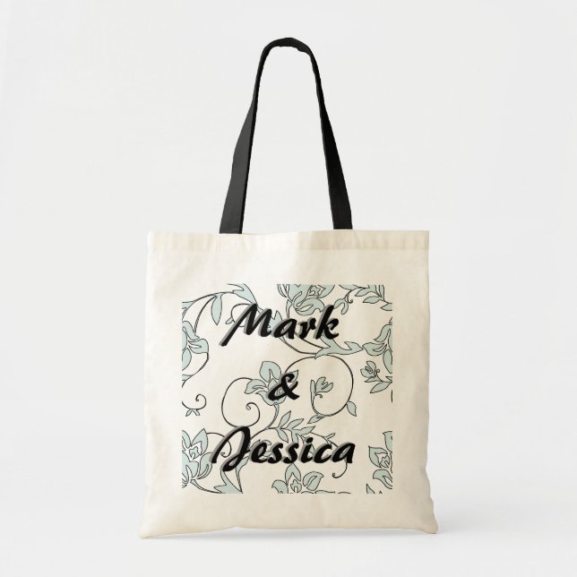 La bolsa de asas personalizada de la recepción de (Frente)