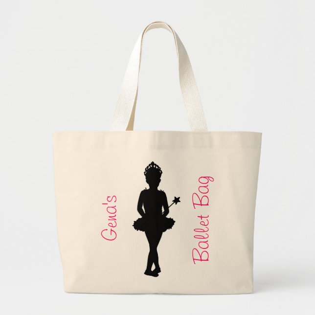 La bolsa de asas personalizada del ballet (Frente)