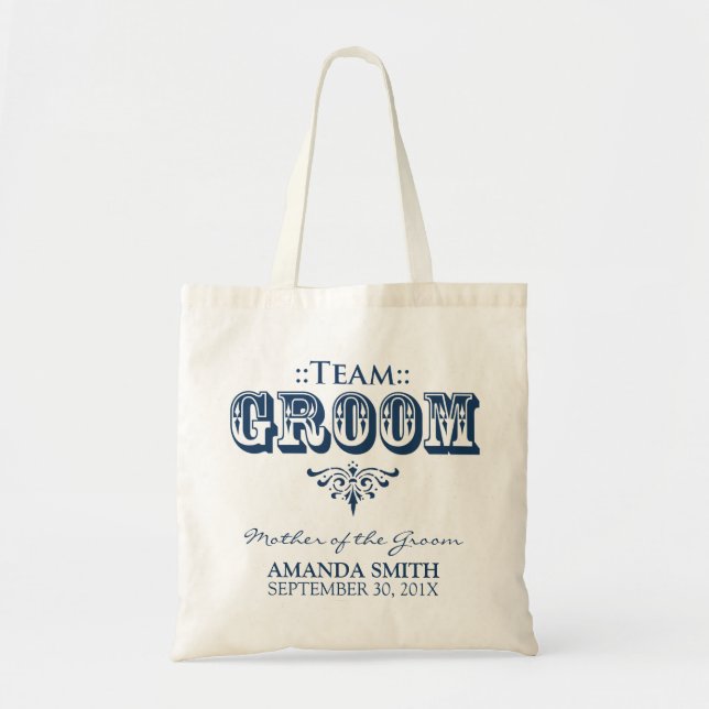 "La bolsa de asas personalizada del banquete de (Frente)