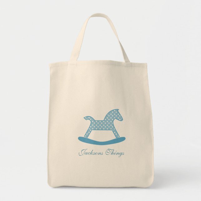 La bolsa de asas personalizada del caballo (Frente)