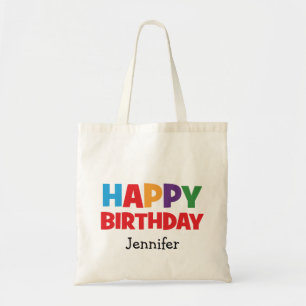 La bolsa de asas personalizada del feliz