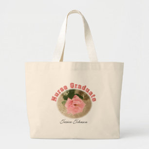 La bolsa de asas personalizada del graduado de la