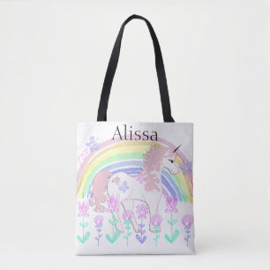 La bolsa de asas personalizada del niño del