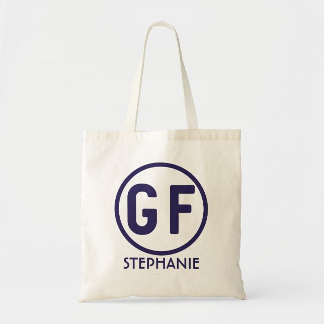 La bolsa de asas personalizada GF libre del gluten (Frente)
