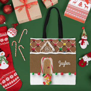 La bolsa de asas personalizada pan de jengibre