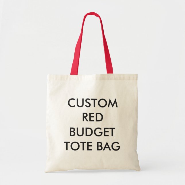 La bolsa de asas personalizada personalizado del (Frente)