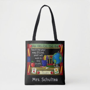 La bolsa de asas personalizada profesor inspirada