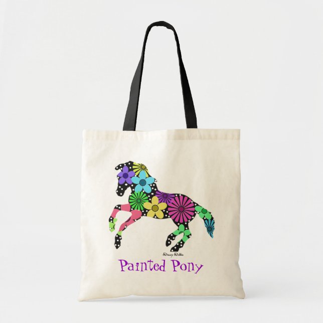 La bolsa de asas pintada del potro (Frente)