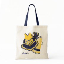 La bolsa de asas que anima azul