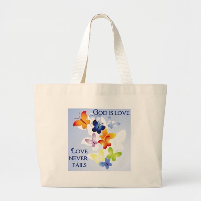 La bolsa de asas que dice cristiana (Frente)