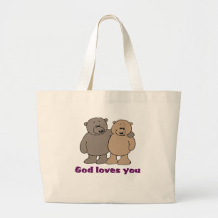 La bolsa de asas que dice cristiana