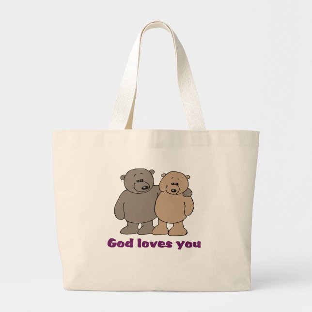 La bolsa de asas que dice cristiana (Frente)