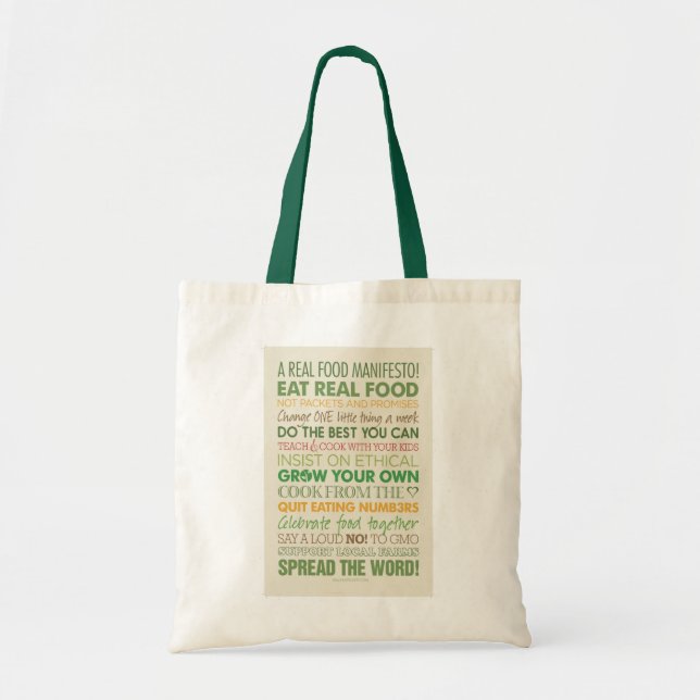 La bolsa de asas real de la comida (Frente)