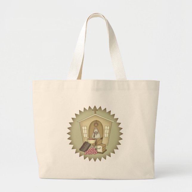 La bolsa de asas religiosa de la iglesia de los (Frente)
